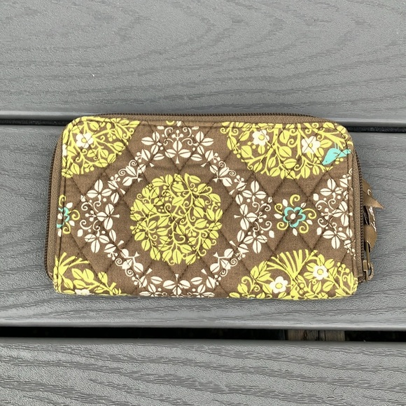 Vera Bradley Maggie Sittin in a Tree Shoulder Bag & Wallet Multicolor - Picture 13 of 14